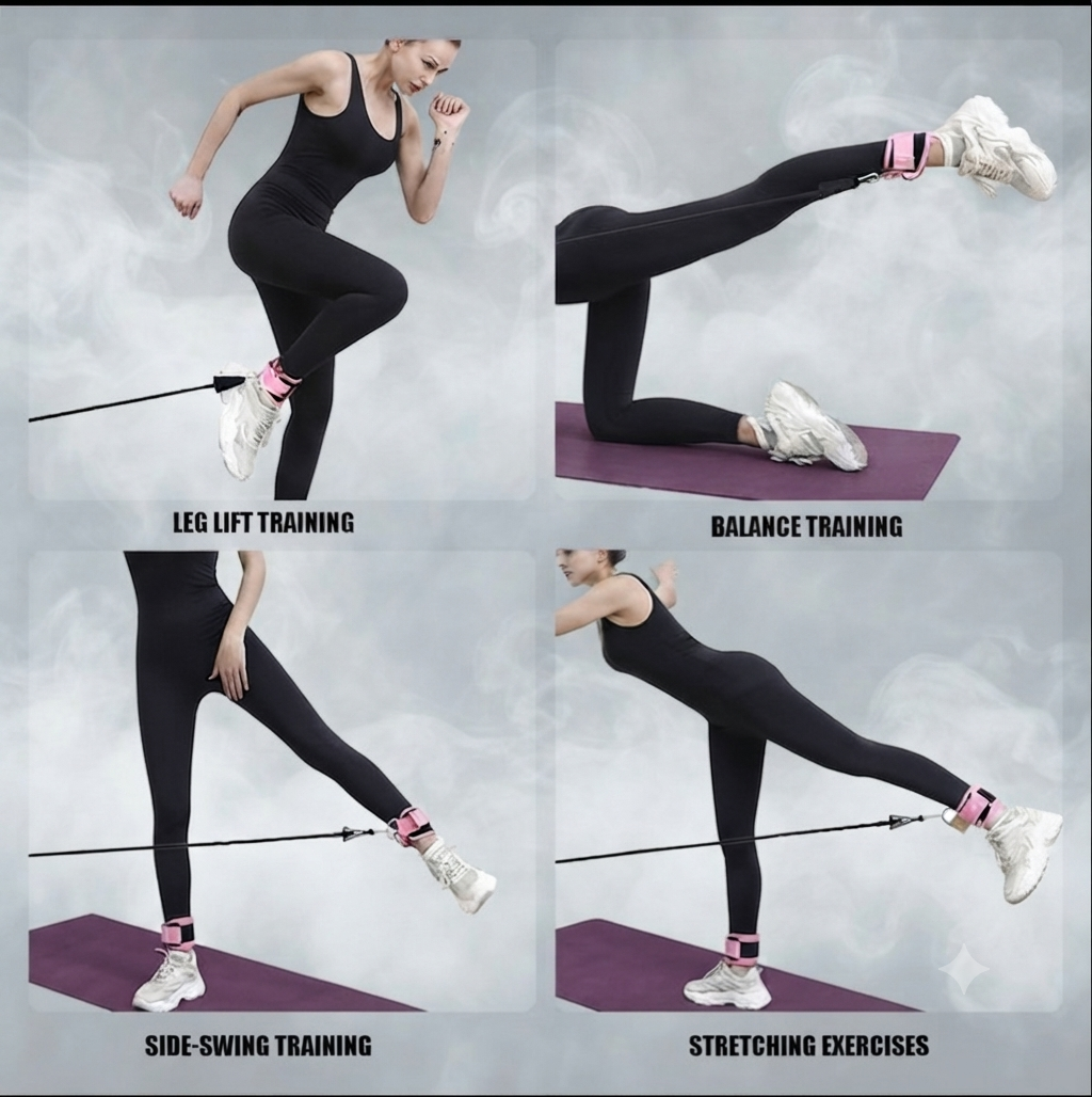 Fabric Resistance Bands — Non-Slip, Graded Strengths