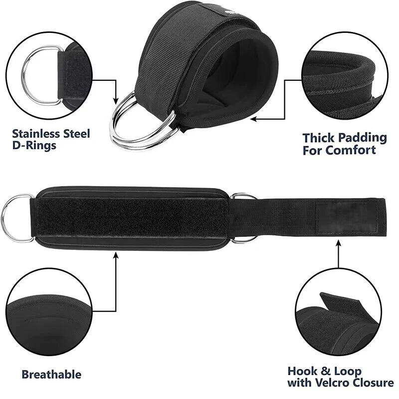 Fabric Resistance Bands — Non-Slip, Graded Strengths