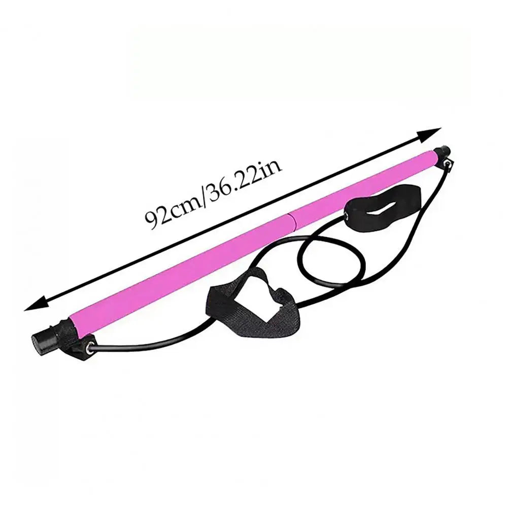 Pilates Bar with Resistance Bands — Portable