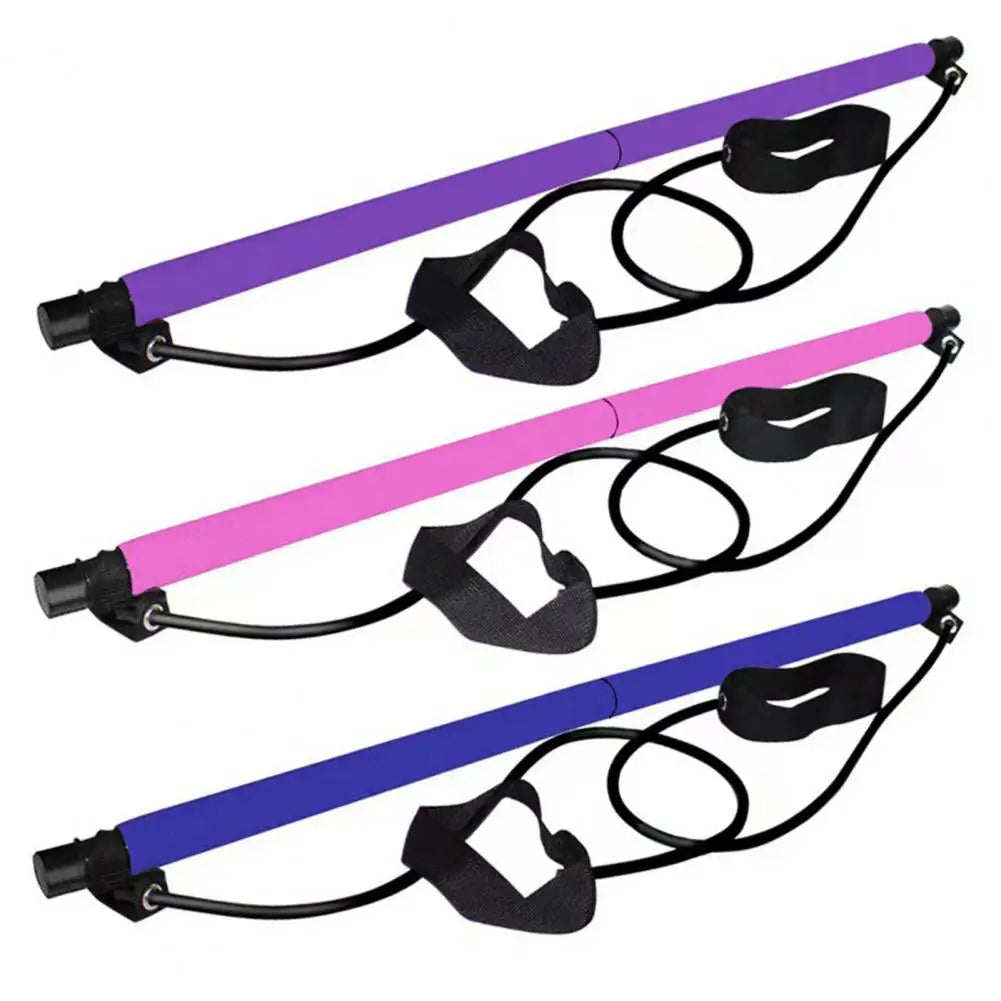 Pilates Bar with Resistance Bands — Portable