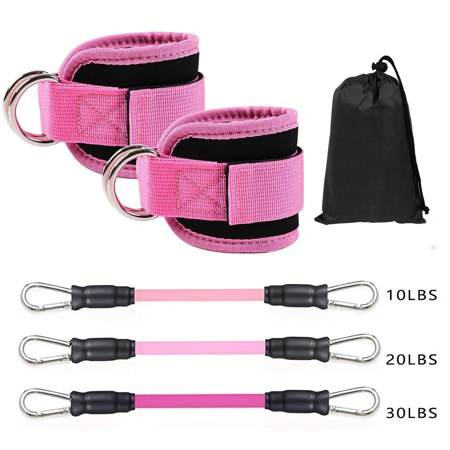 Fabric Resistance Bands — Non-Slip, Graded Strengths